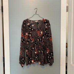 Women’s Floral Maurice’s Peplum Top